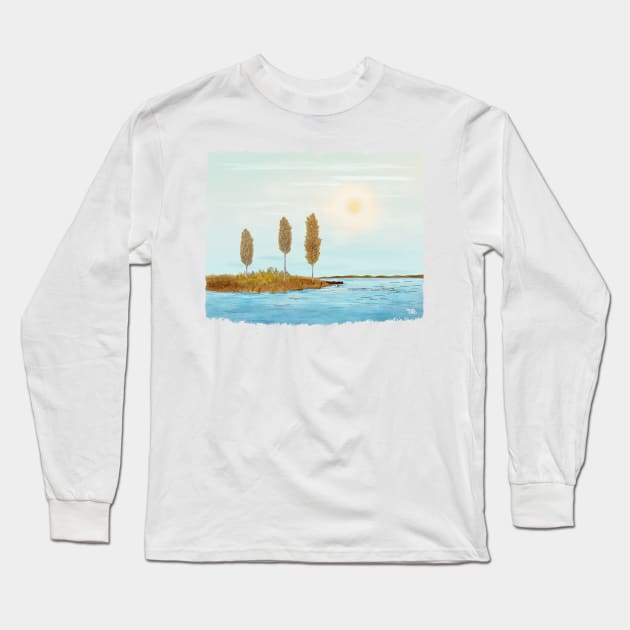 Indian Summer - Lapland8seasons Long Sleeve T-Shirt by Aurealis